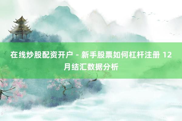 在线炒股配资开户 - 新手股票如何杠杆注册 12月结汇数据分析